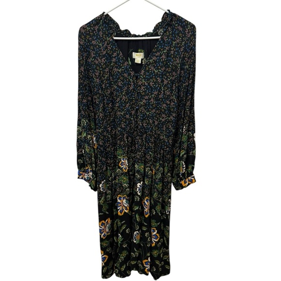 Anthropologie Maeve Floral Boho Dress Size Large - Picture 1 of 4